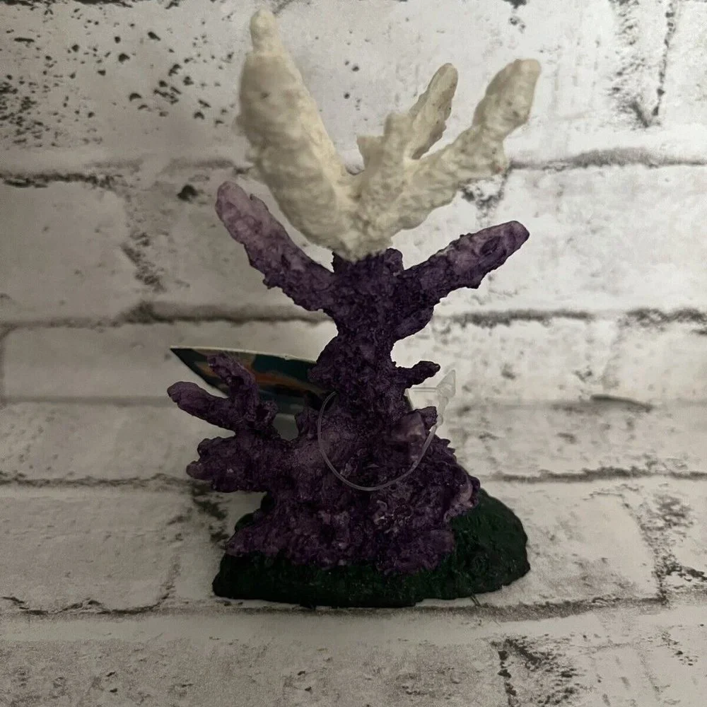 Imagitarium Staghorn Coral Purple Aquatic Decor NWT